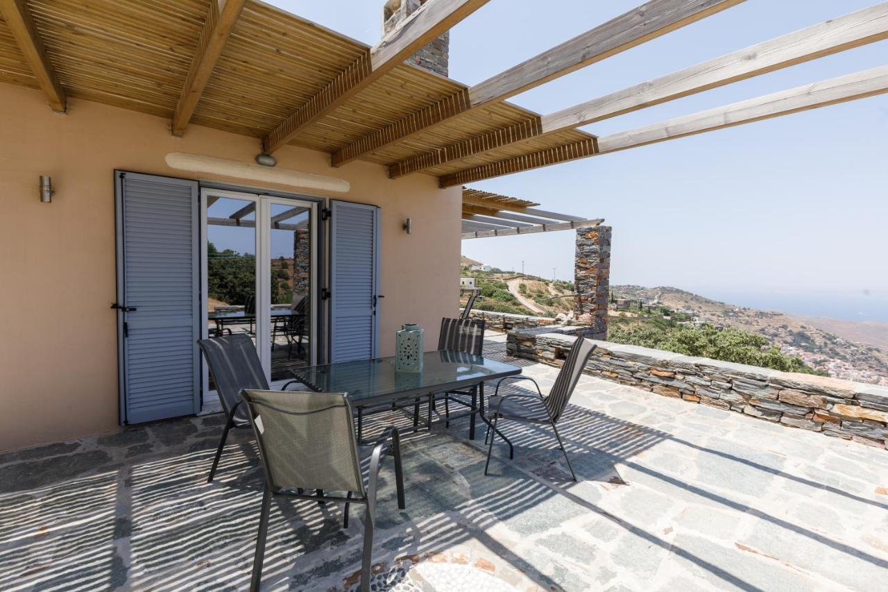 Cycladic Villa With Sea View! Ioulis Exterior foto