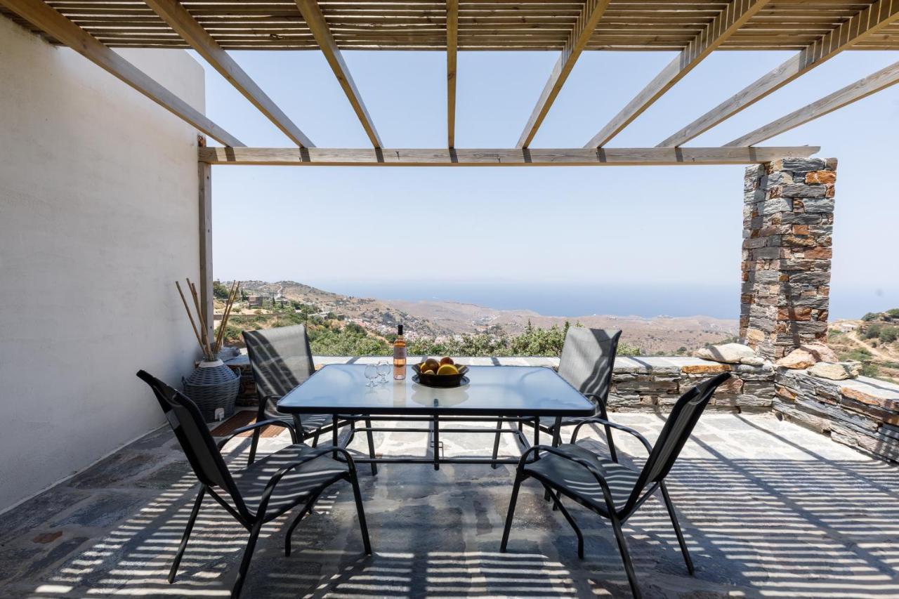 Cycladic Villa With Sea View! Ioulis Exterior foto