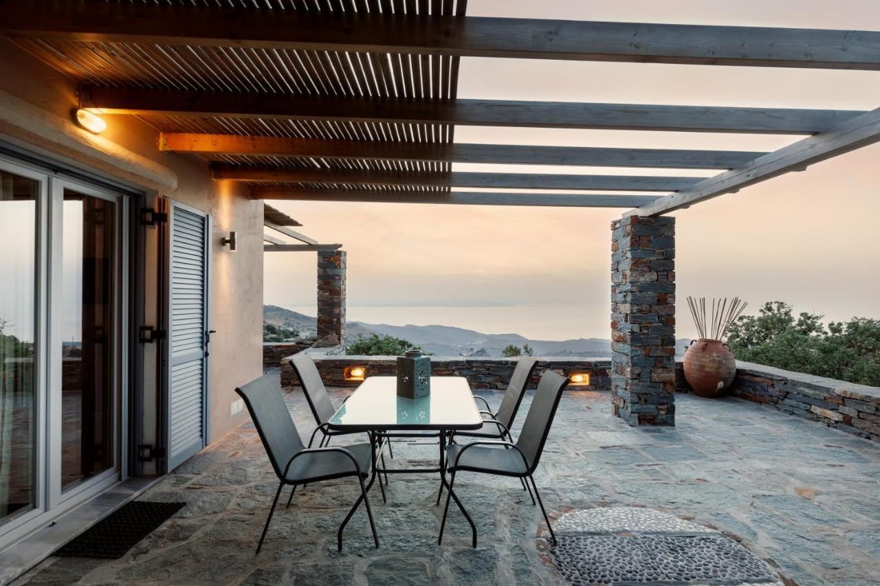 Cycladic Villa With Sea View! Ioulis Exterior foto
