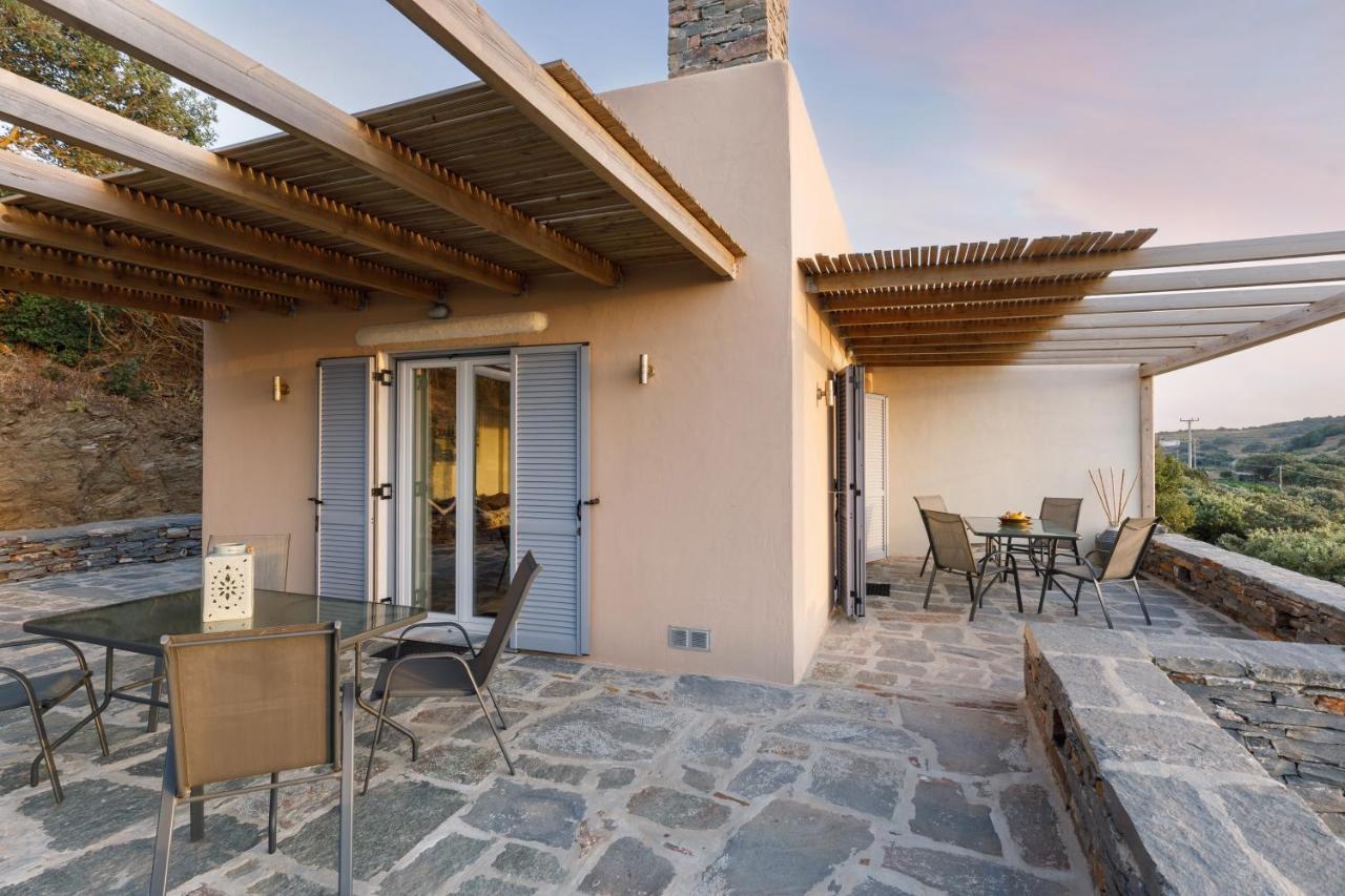 Cycladic Villa With Sea View! Ioulis Exterior foto